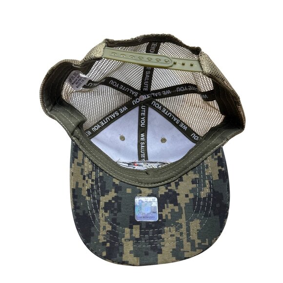 Baltimore Ravens NFL Camo Trucker Hat Mesh Back Snapback Adjustable Strap - Picture 7 of 8
